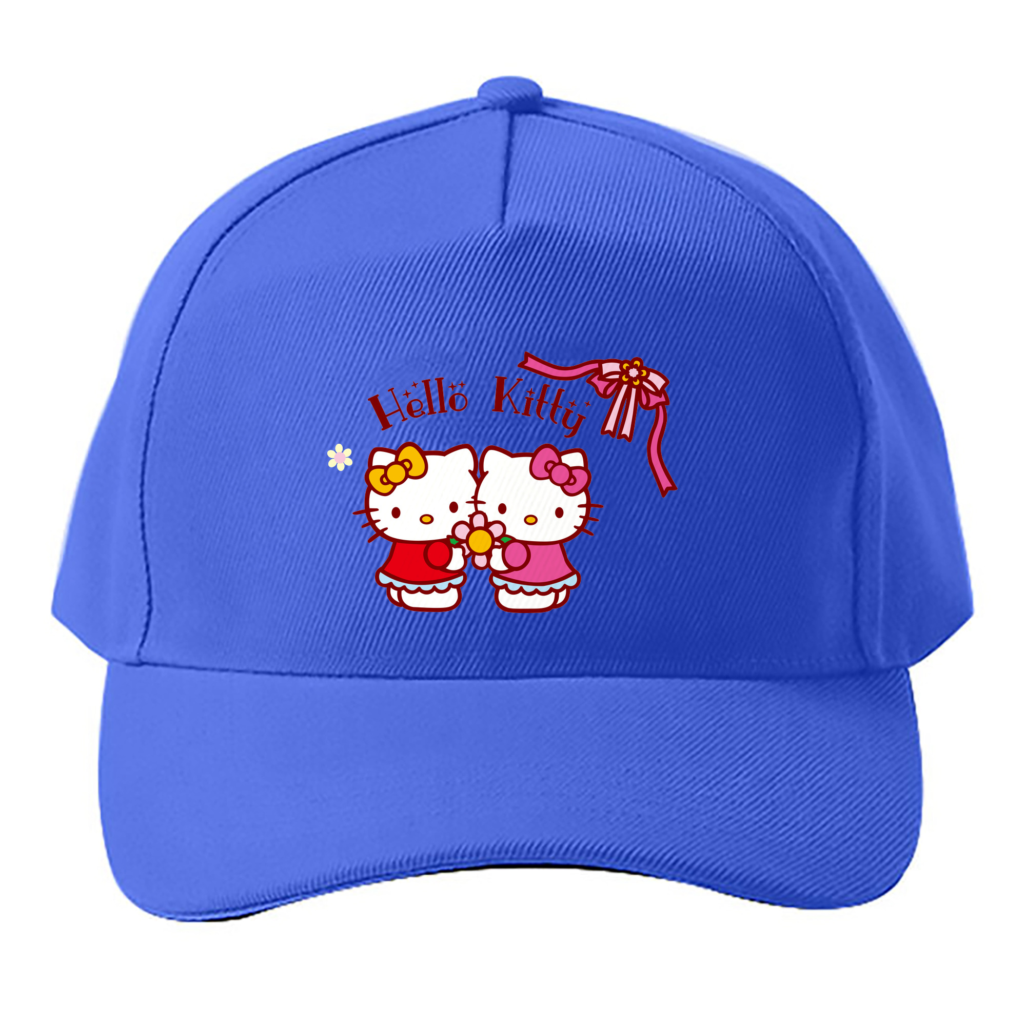 （画像用） Hello Kitty ハローキティ ベースボールキャップ 綿100％ 男女兼用 帽子 スポーツ